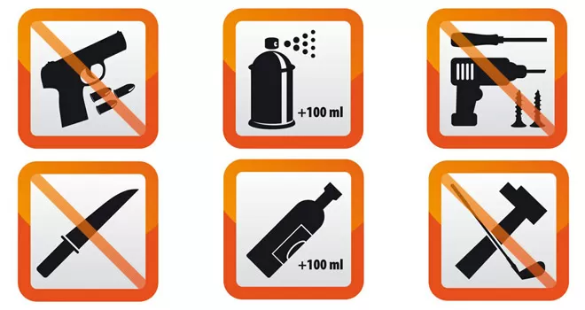 Перечень запрещенных предметов и веществ